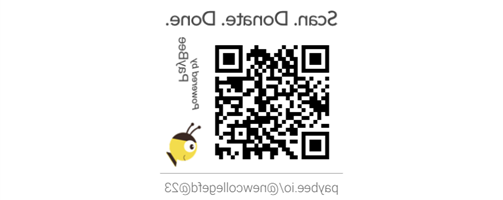 QR code scan to donate